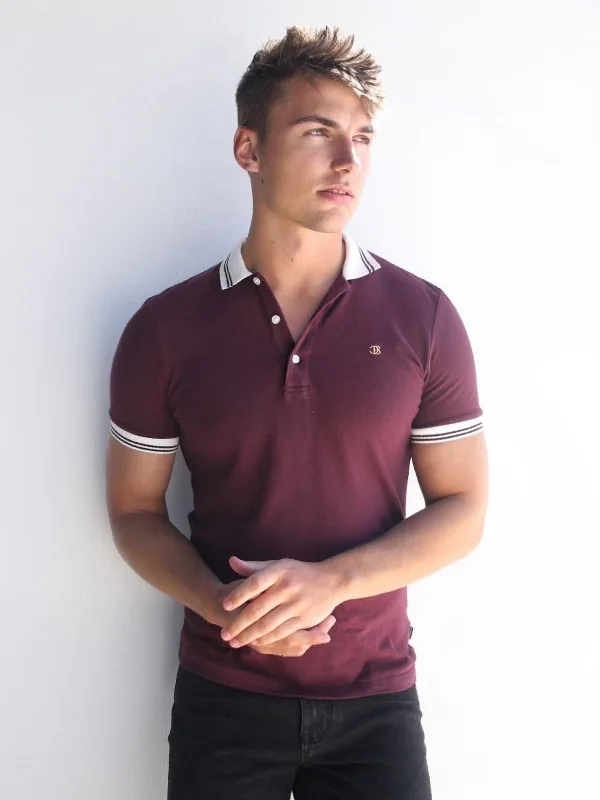 Dalston Polo - Burgundy