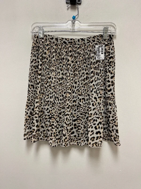 Animal Print Skirt Mini & Short Banana Republic, Size 0