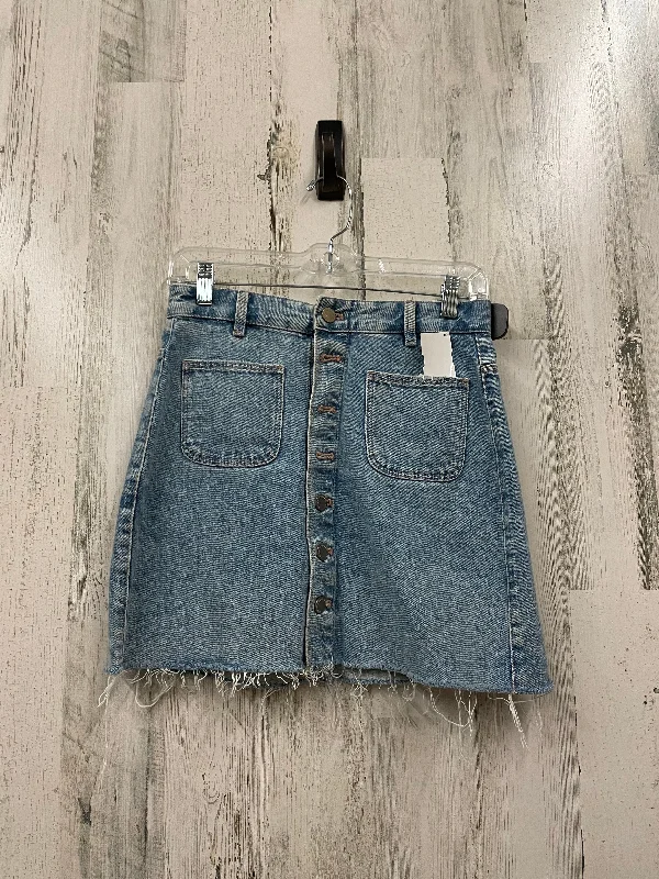 Blue Denim Skirt Mini & Short Zara, Size 6