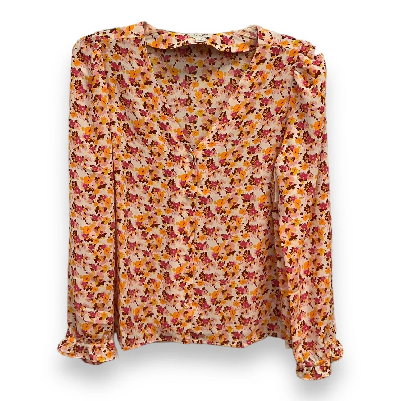 Floral Print Blouse Long Sleeve J. Crew, Size Xs