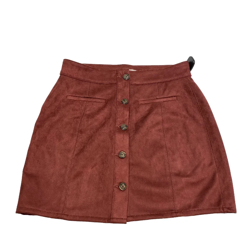 Red Skirt Mini & Short Maurices, Size L