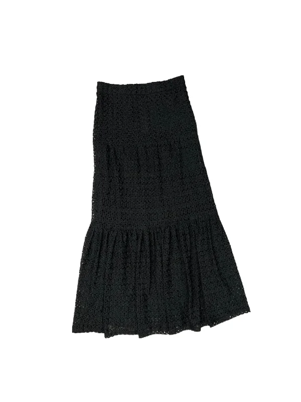 Skirt Maxi By Olivaceous In Black, Size: S