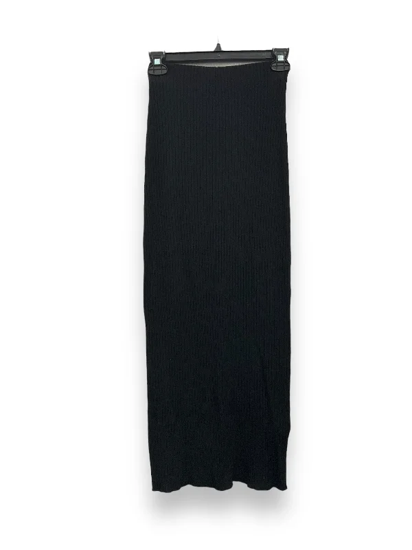 Skirt Maxi By Zara In Black, Size: S