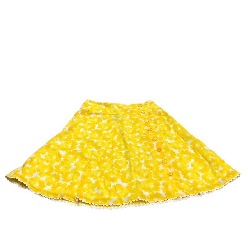 Skirt Midi By Jones New York In Yellow, Size: 8