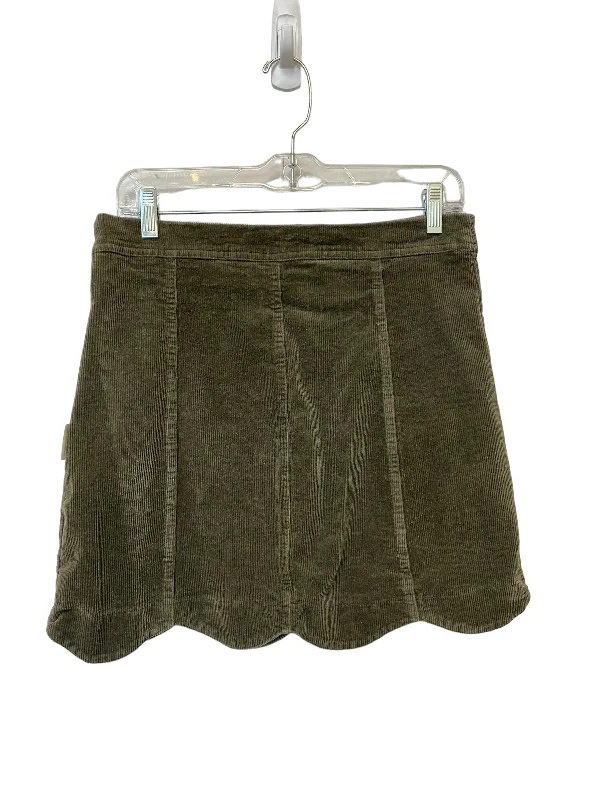 Skirt Mini & Short By Altard State In Green, Size: L