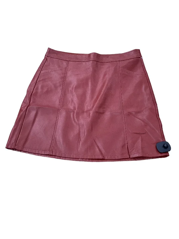 Skirt Mini & Short By Loft In Red, Size: 8