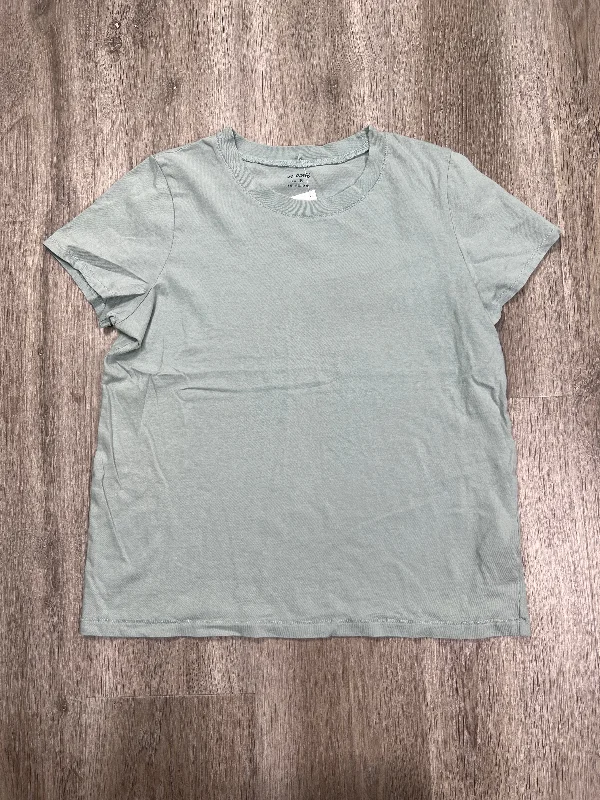 Top Short Sleeve Basic By Madewell In Green, Size: S