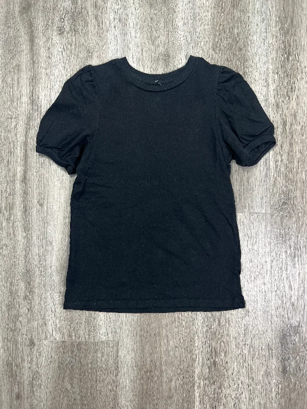 Top Short Sleeve By French Connection In Black, Size: S