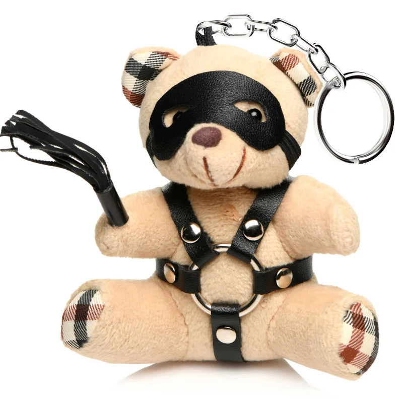 Bondage Teddy Bear Keychain